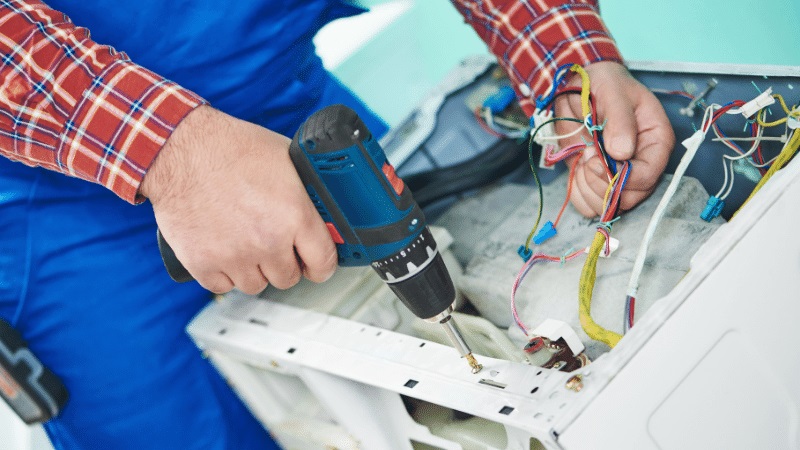 Beypazarı Beko Beko çamaşır makinesi kart tamiri – Su almama arızası orijinal parça ile giderildi. - Teknik servis örneği